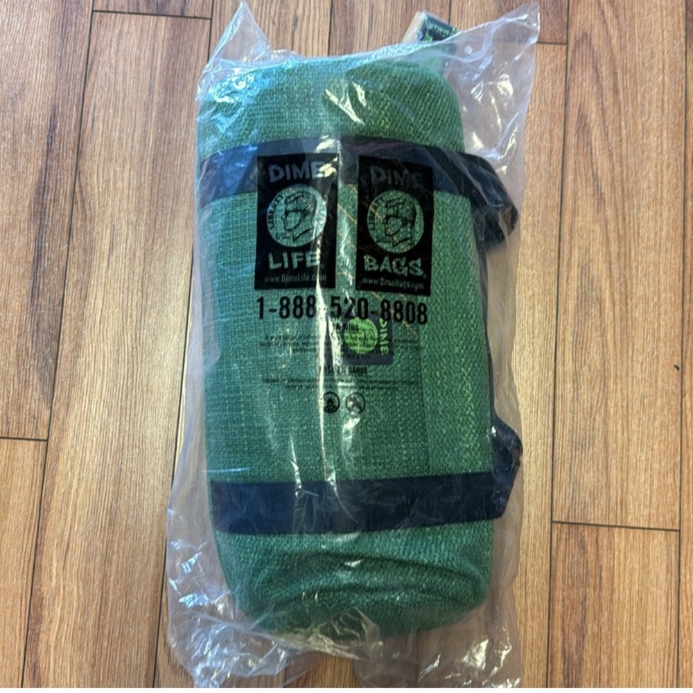 Dime Bags Green Hemp Duffel 17”